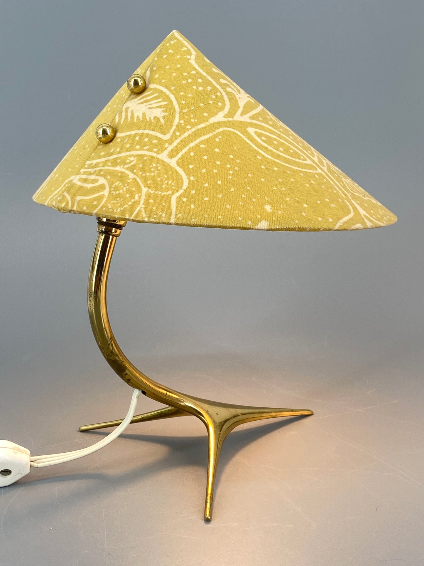 2 Vintage Tischlampen mit Krähenfuß, 1950er