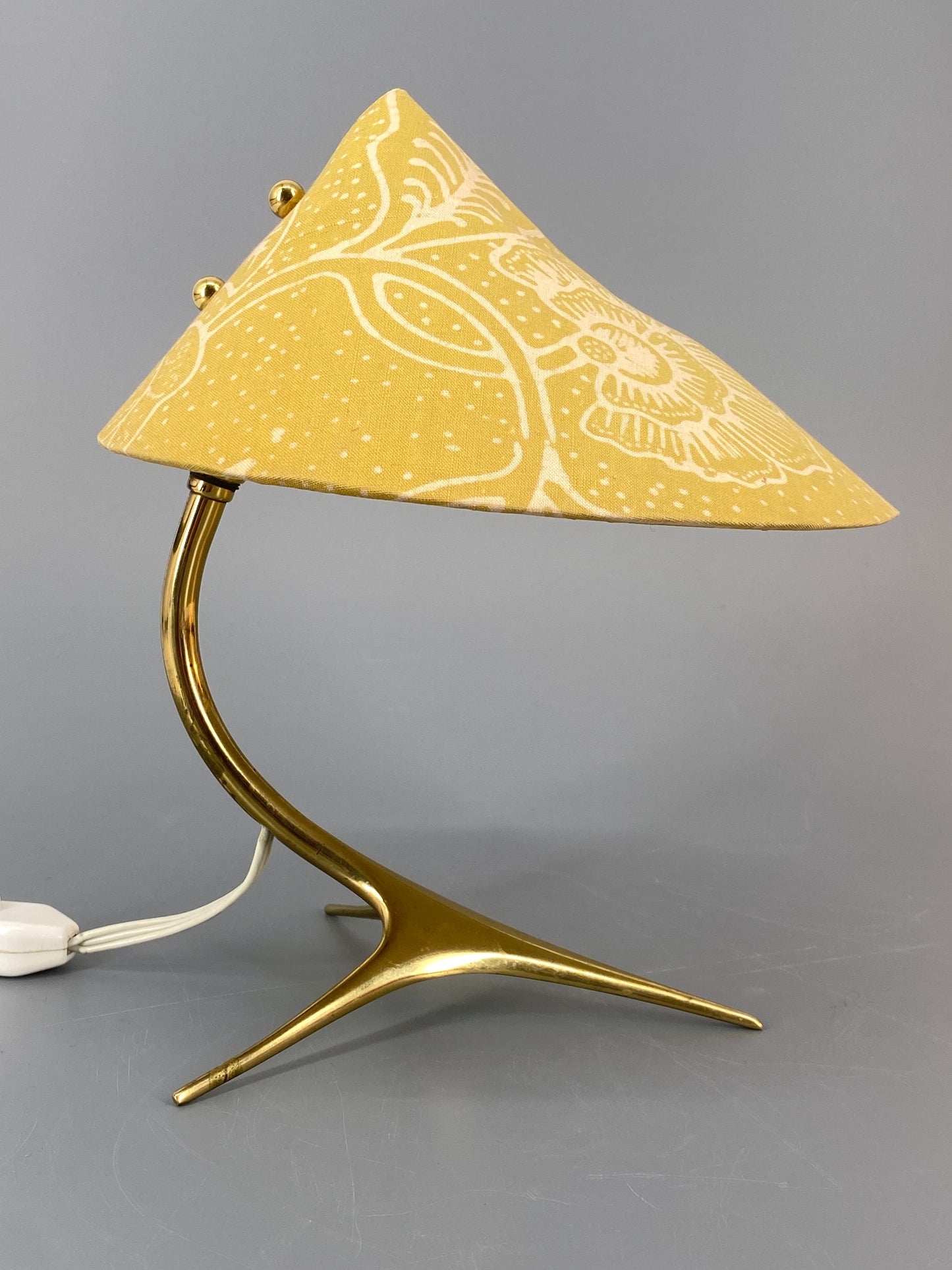 2 Vintage Tischlampen mit Krähenfuß, 1950er