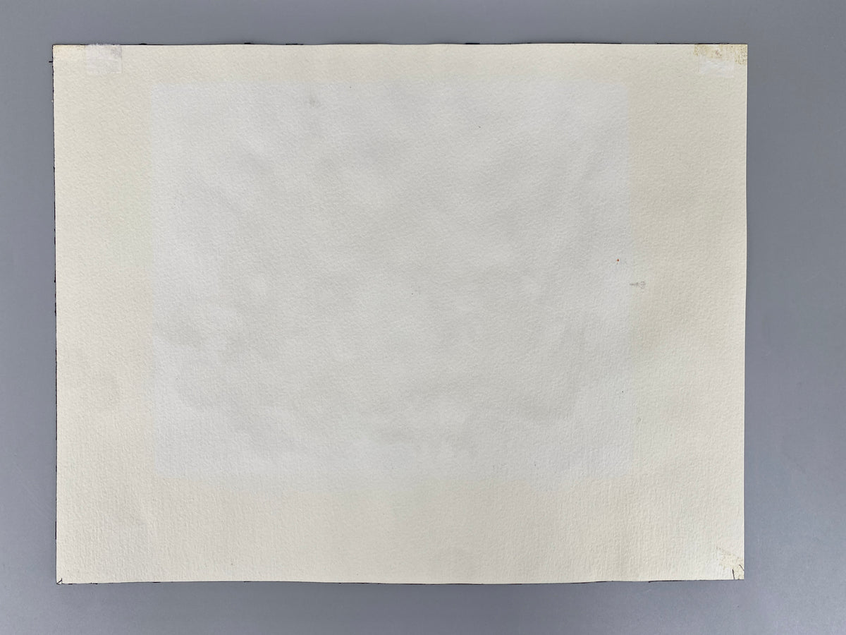 Sylter Ansicht. Aquarell in abstrahierendem Stil