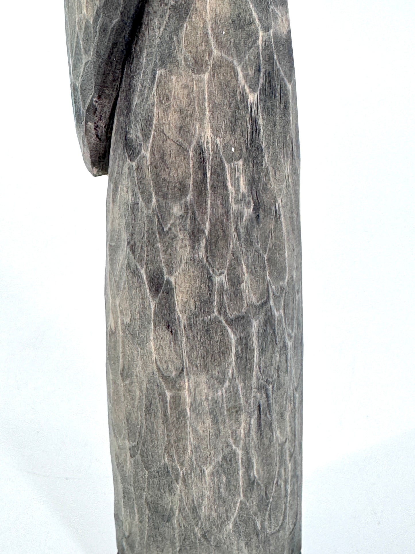 Christliche Holzfigur, "Der Wandersmann"