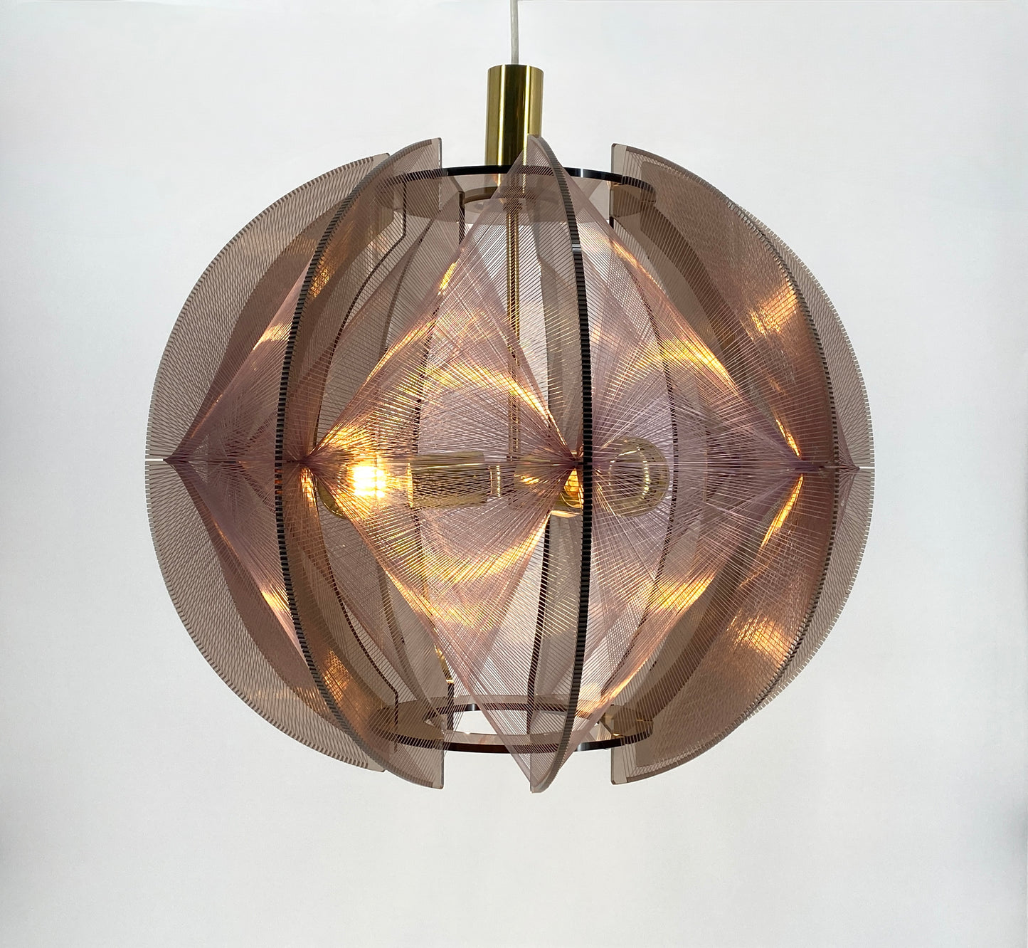 Deckenlampe / Hängelampe von Paul Secon für Sompex, 70er