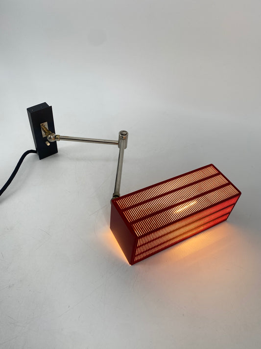 Wandlampe "Kubus" von Max Bietenholz für Bünte & Remmler, 1962