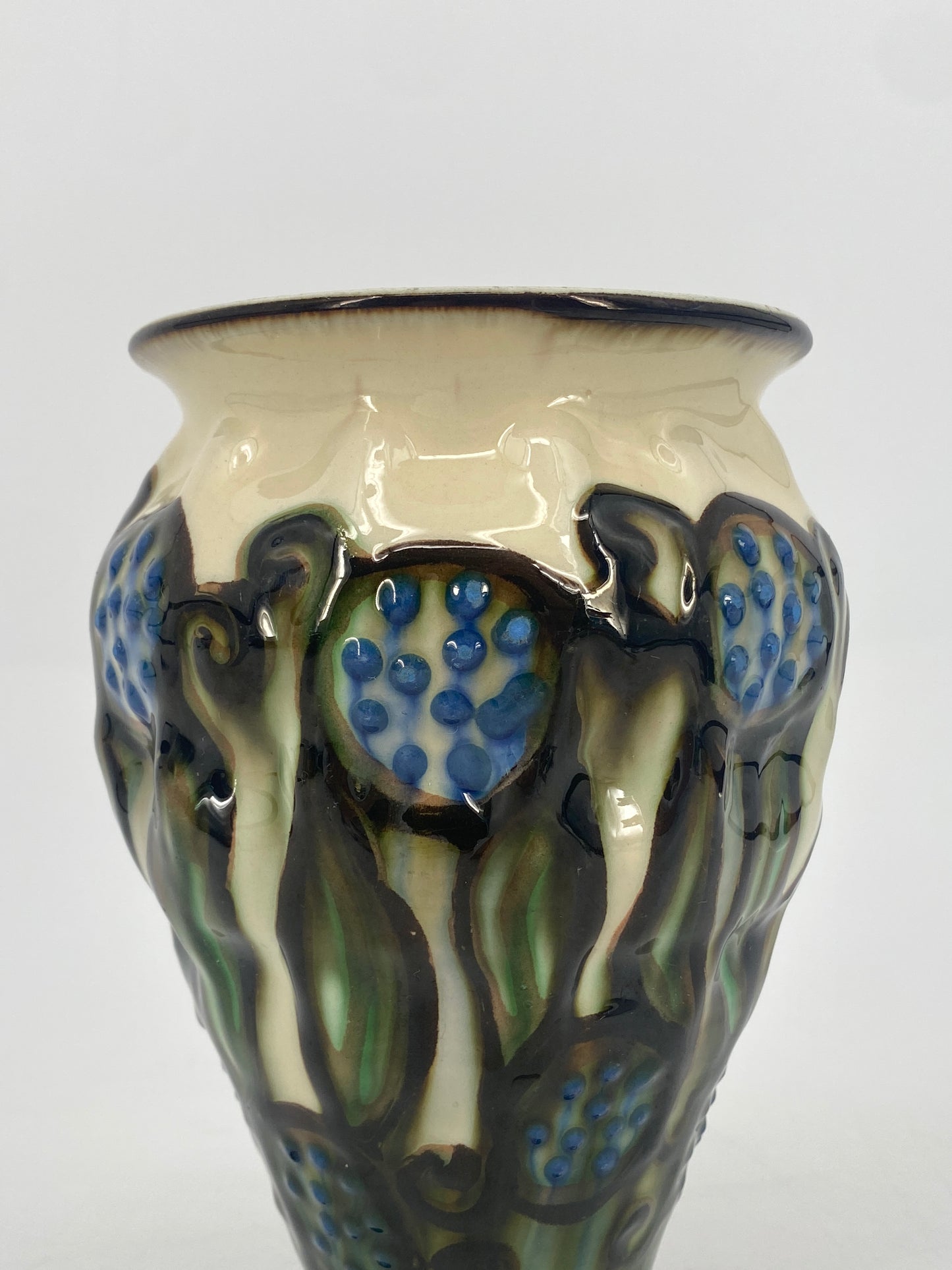 Relief Vase von HAK Kähler, Dänemark 60er