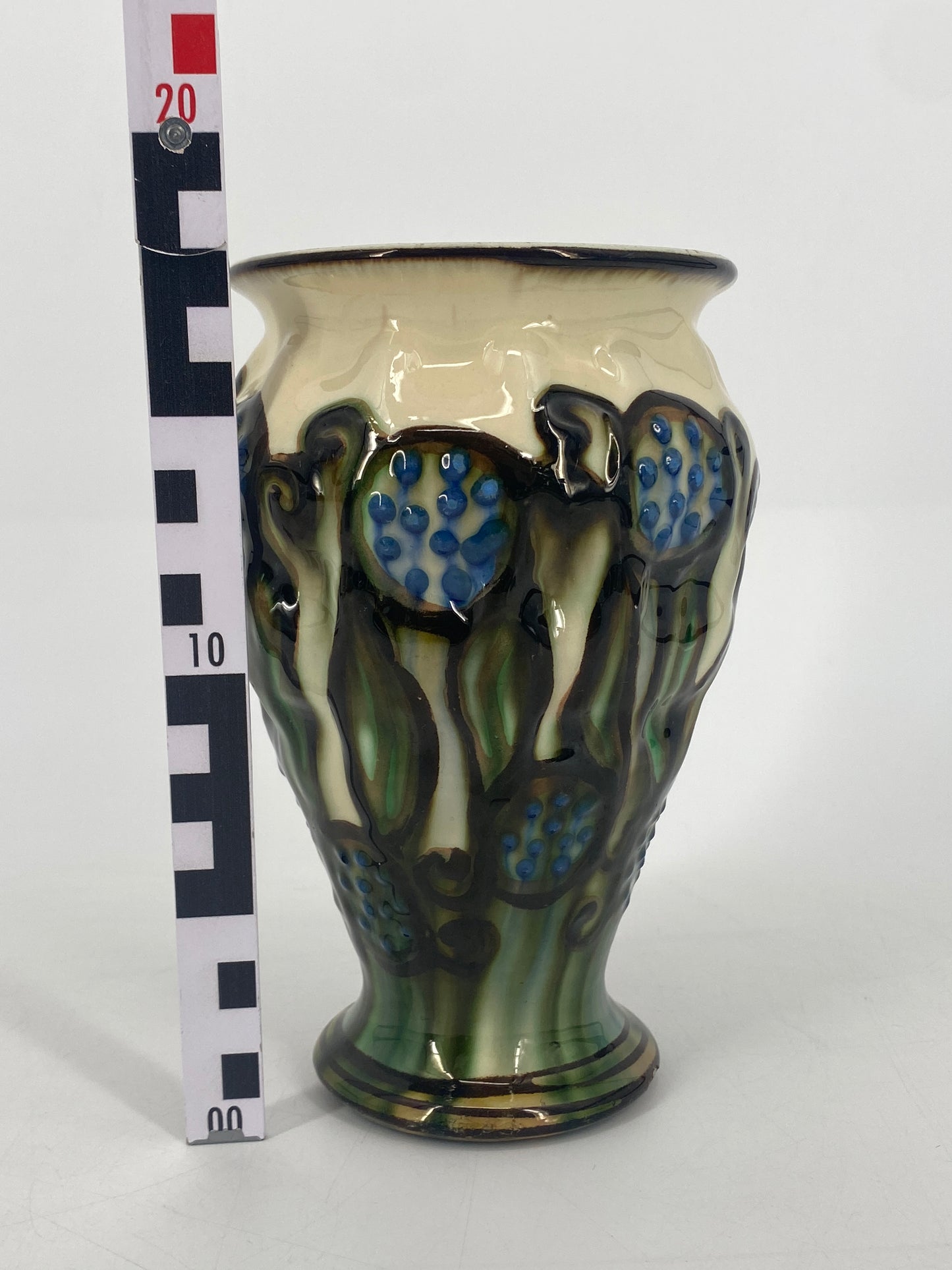 Relief Vase von HAK Kähler, Dänemark 60er