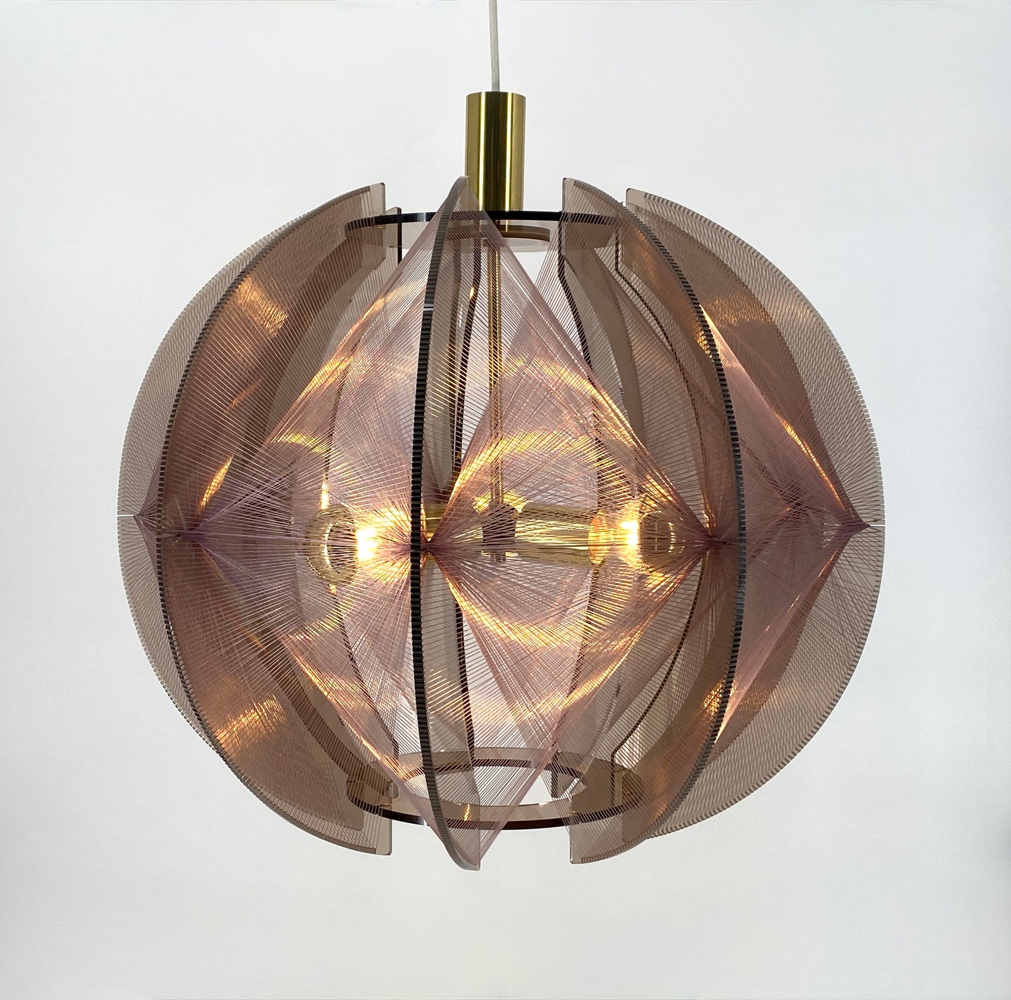 Deckenlampe / Hängelampe von Paul Secon für Sompex, 70er