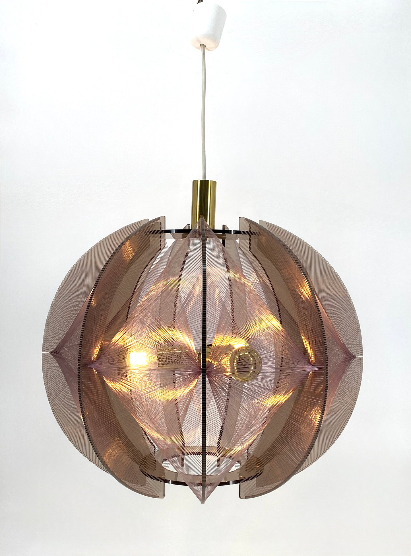 Deckenlampe / Hängelampe von Paul Secon für Sompex, 70er