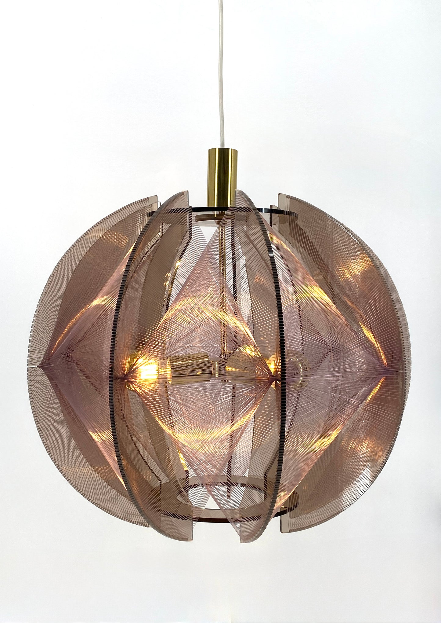 Deckenlampe / Hängelampe von Paul Secon für Sompex, 70er