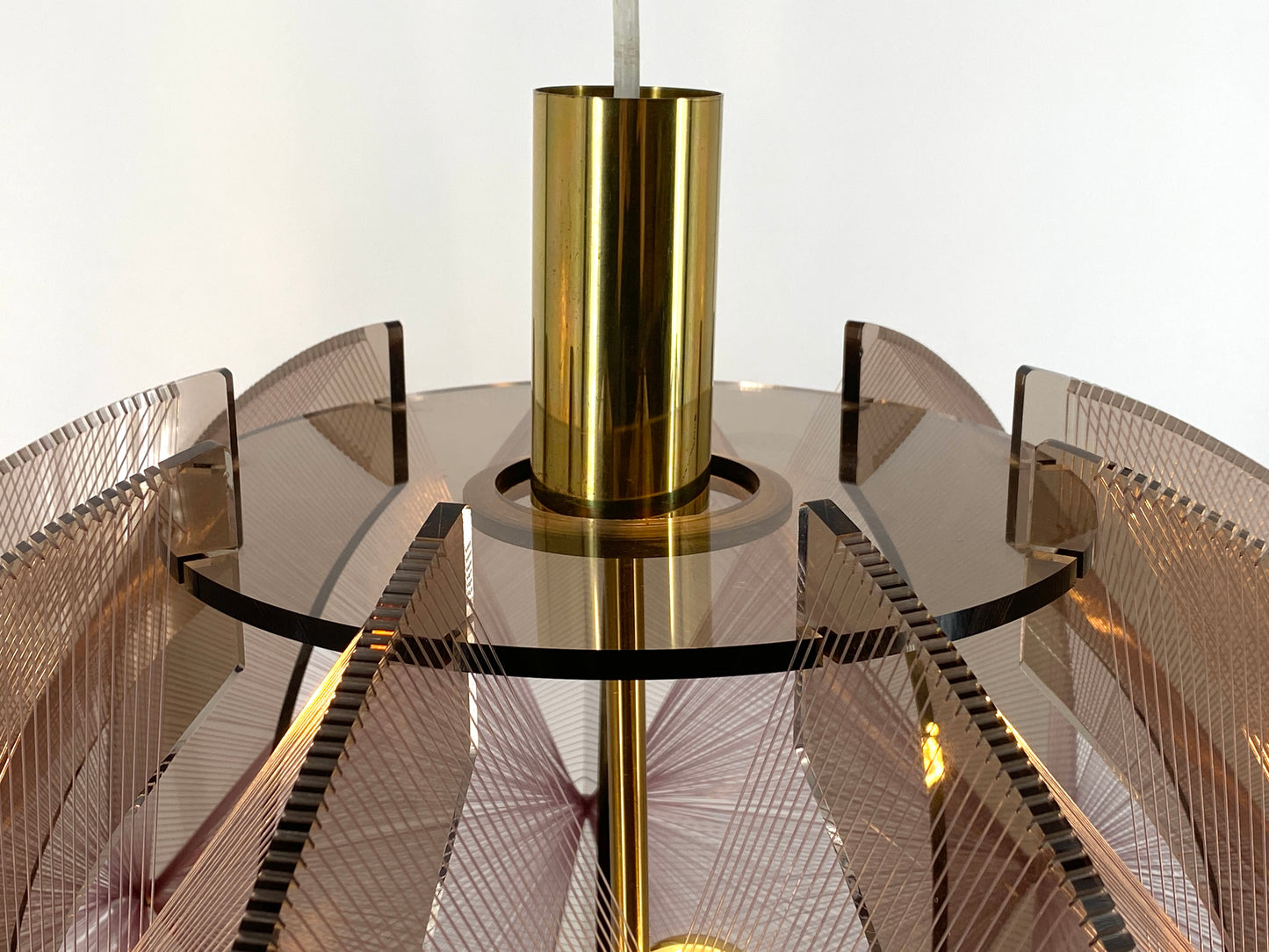 Deckenlampe / Hängelampe von Paul Secon für Sompex, 70er