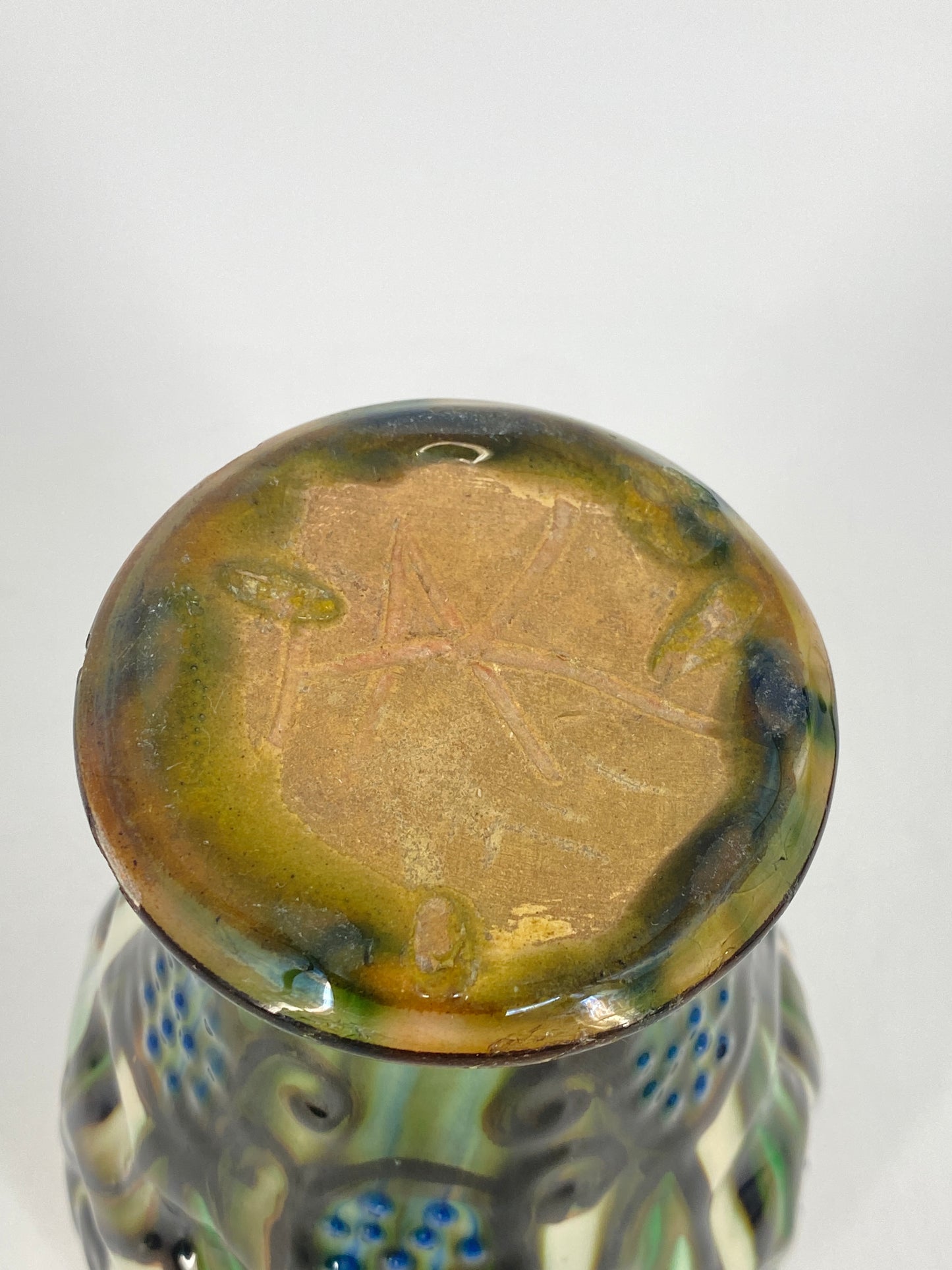 Relief Vase von HAK Kähler, Dänemark 60er