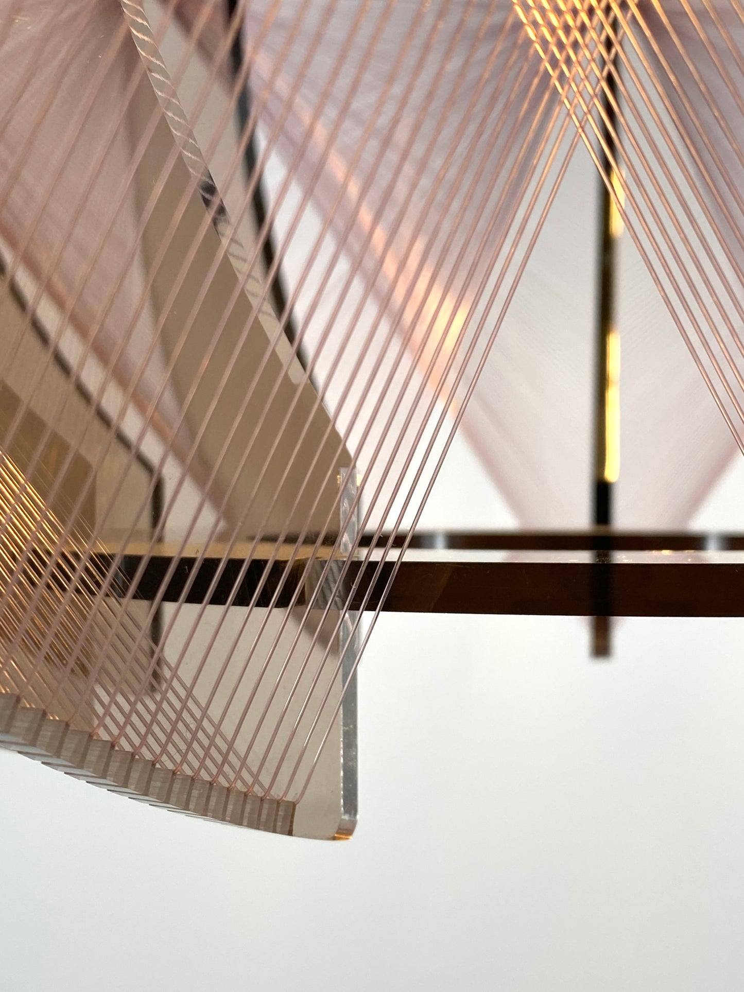 Deckenlampe / Hängelampe von Paul Secon für Sompex, 70er