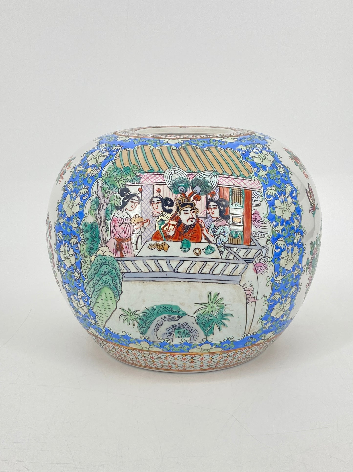 Antike bauchige Vase, China um 1900