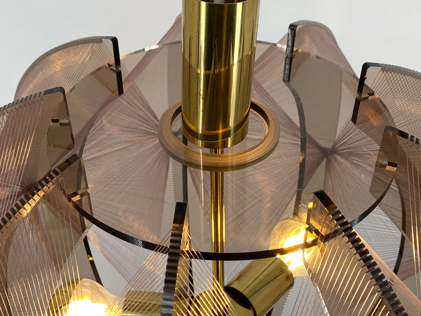 Deckenlampe / Hängelampe von Paul Secon für Sompex, 70er