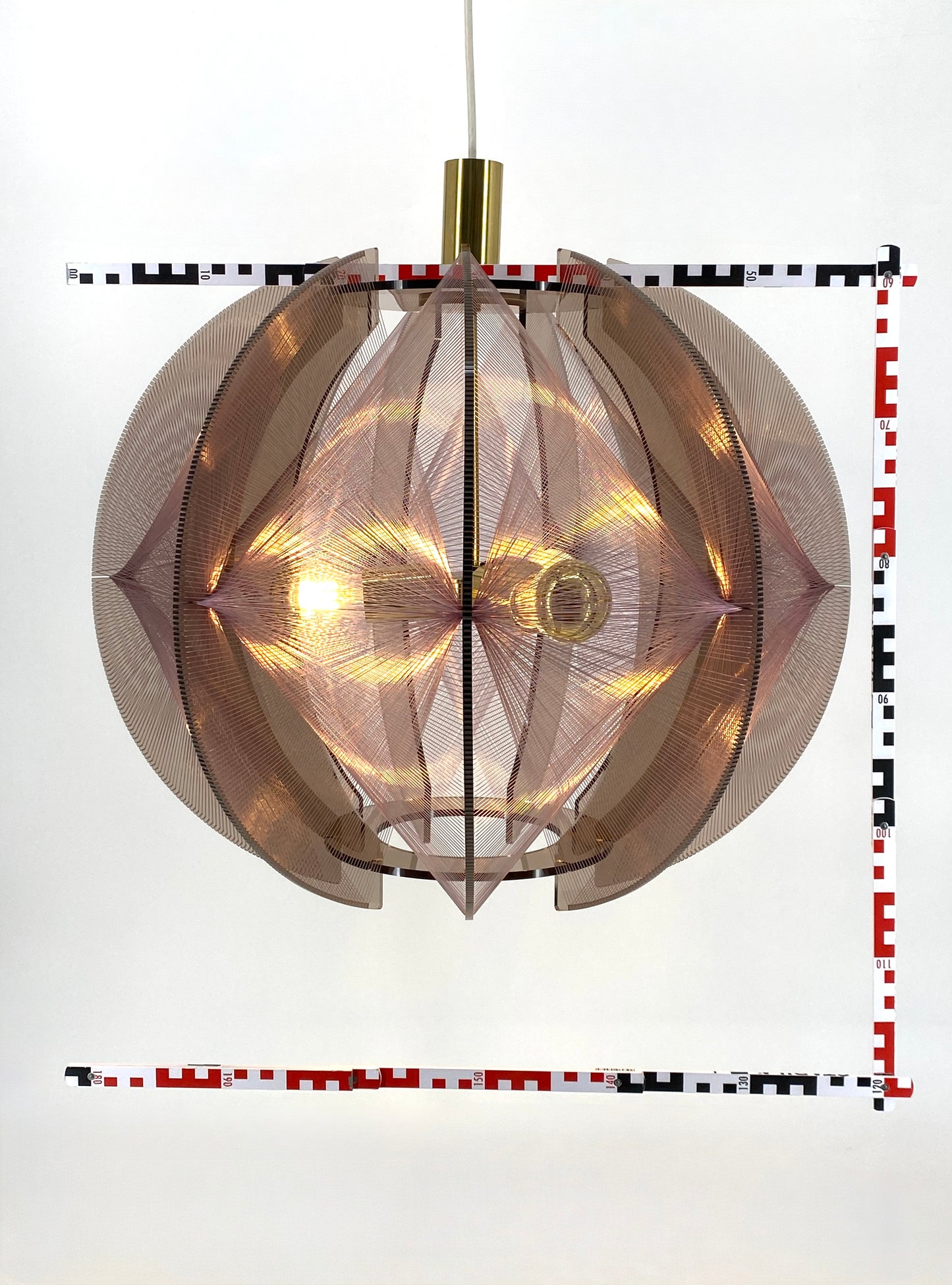 Deckenlampe / Hängelampe von Paul Secon für Sompex, 70er