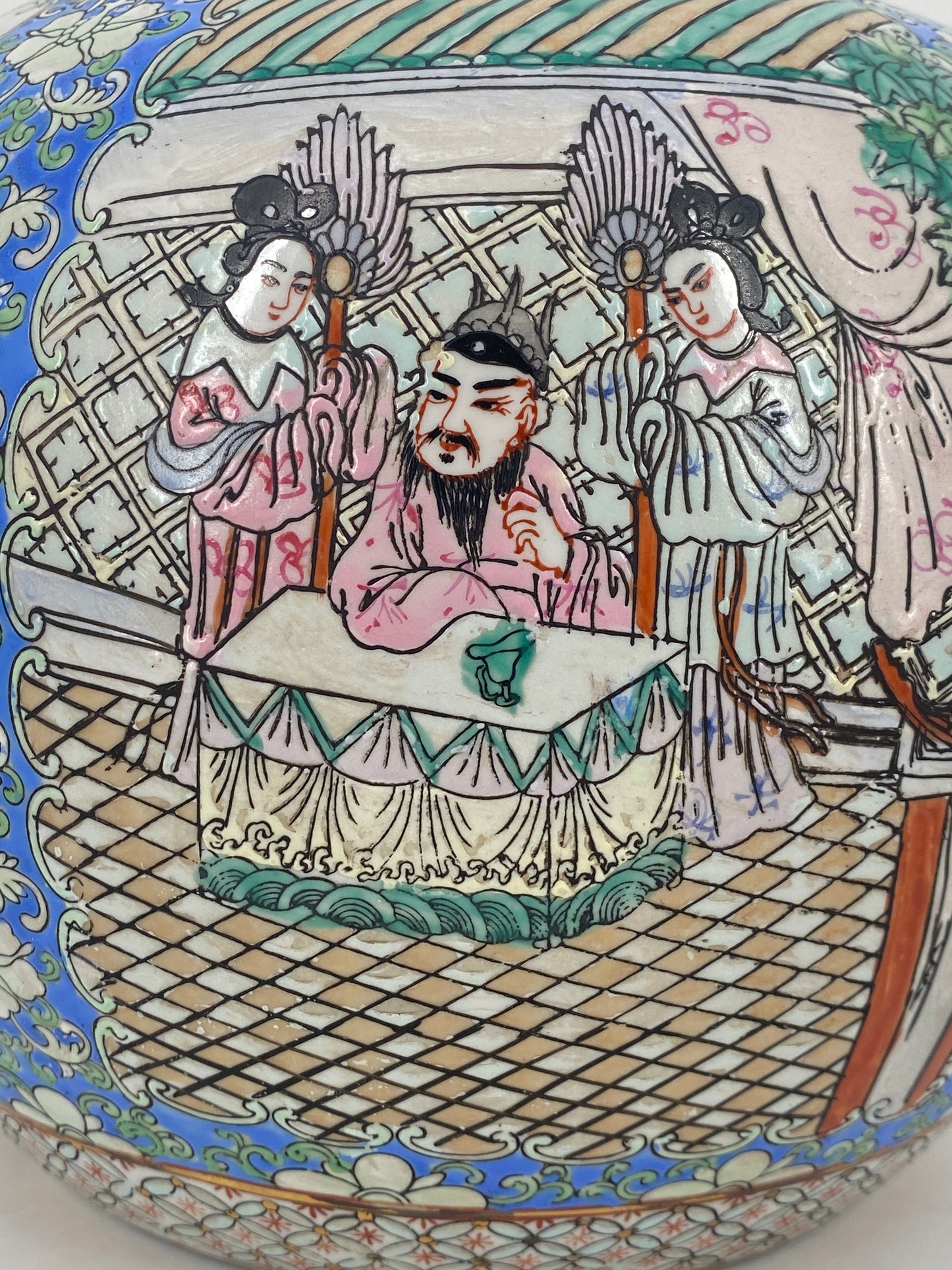 Antike bauchige Vase, China um 1900