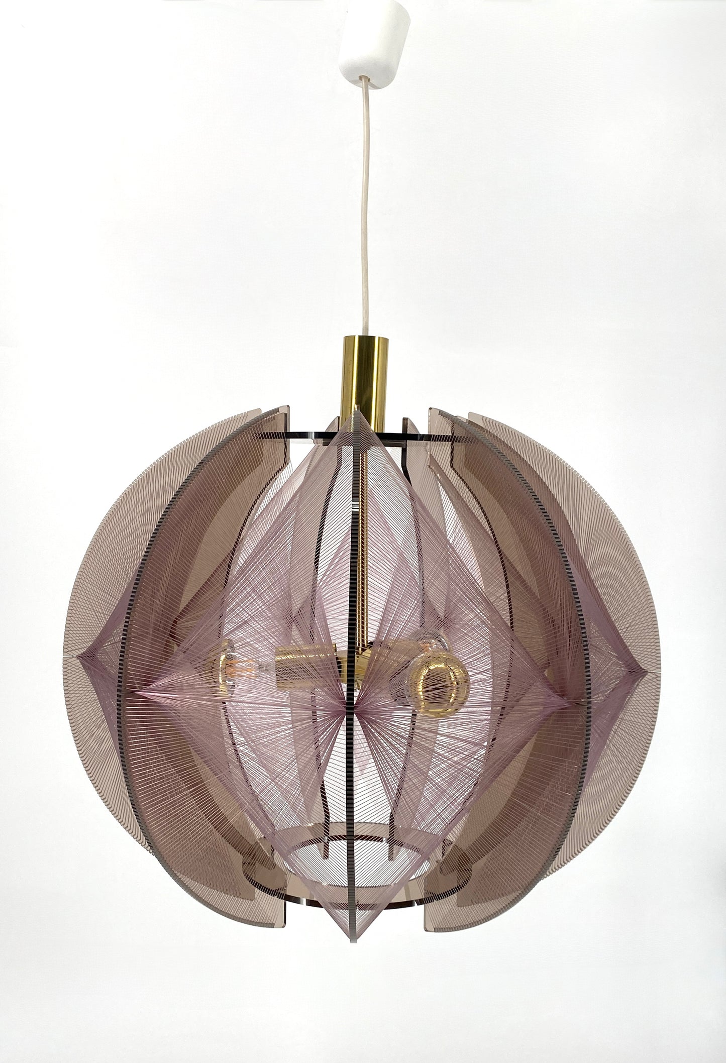 Deckenlampe / Hängelampe von Paul Secon für Sompex, 70er