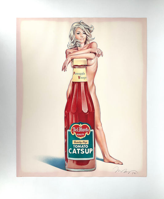 Signierter und nummerierter Pop Art Farblichtdruck "Della Monty" von Mel Ramos, 1972