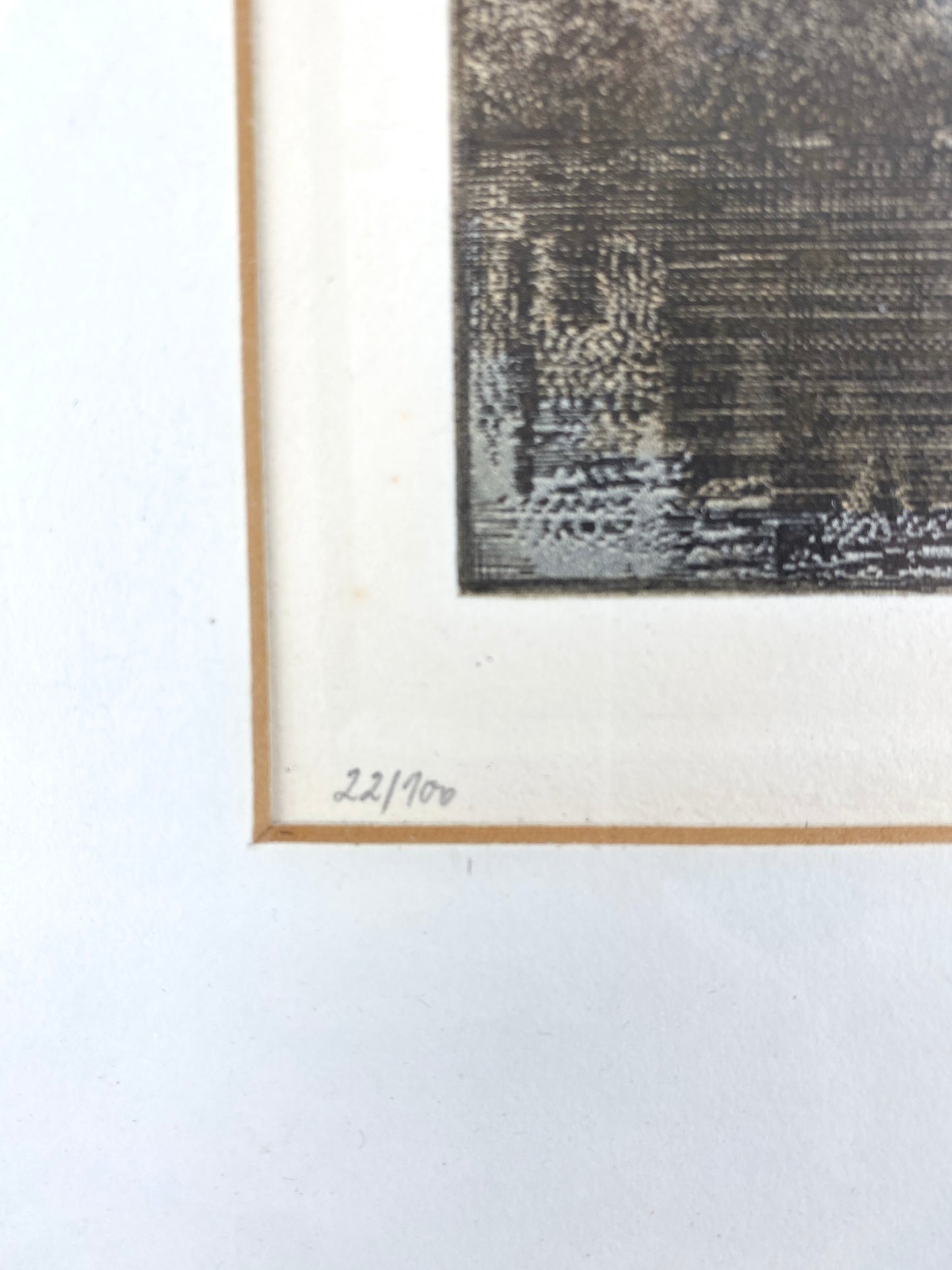 Norbert Behrend - Flussufer. Radierung