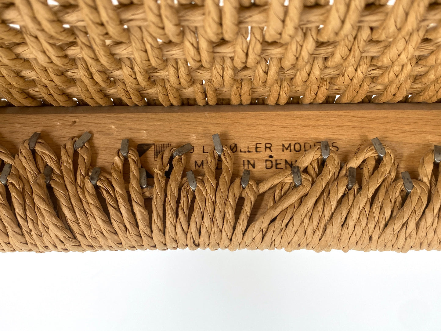 Hocker / Ottomane "80A" aus Teakholz von Niels Otto Møller für J.L. Møller Møbelfabrik, Dänemark 1963