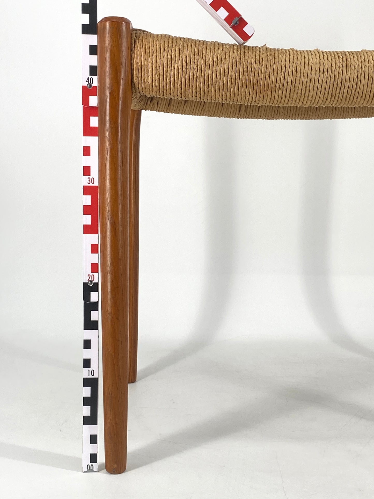 Hocker / Ottomane "80A" aus Teakholz von Niels Otto Møller für J.L. Møller Møbelfabrik, Dänemark 1963
