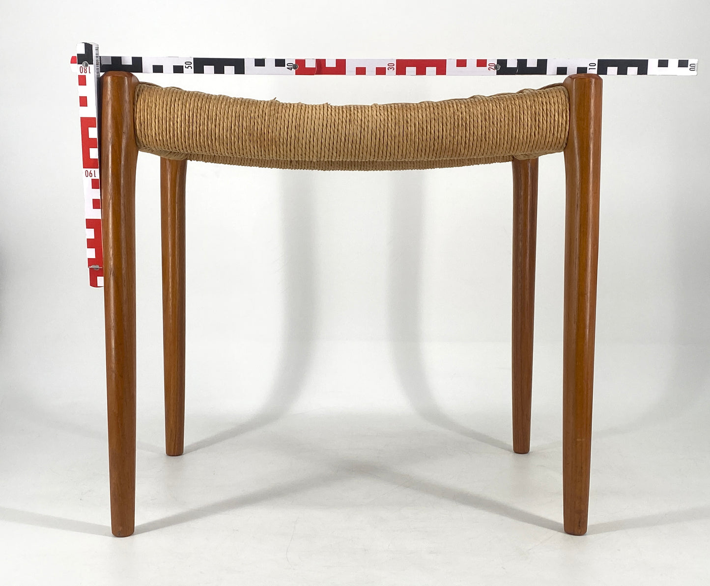 Hocker / Ottomane "80A" aus Teakholz von Niels Otto Møller für J.L. Møller Møbelfabrik, Dänemark 1963
