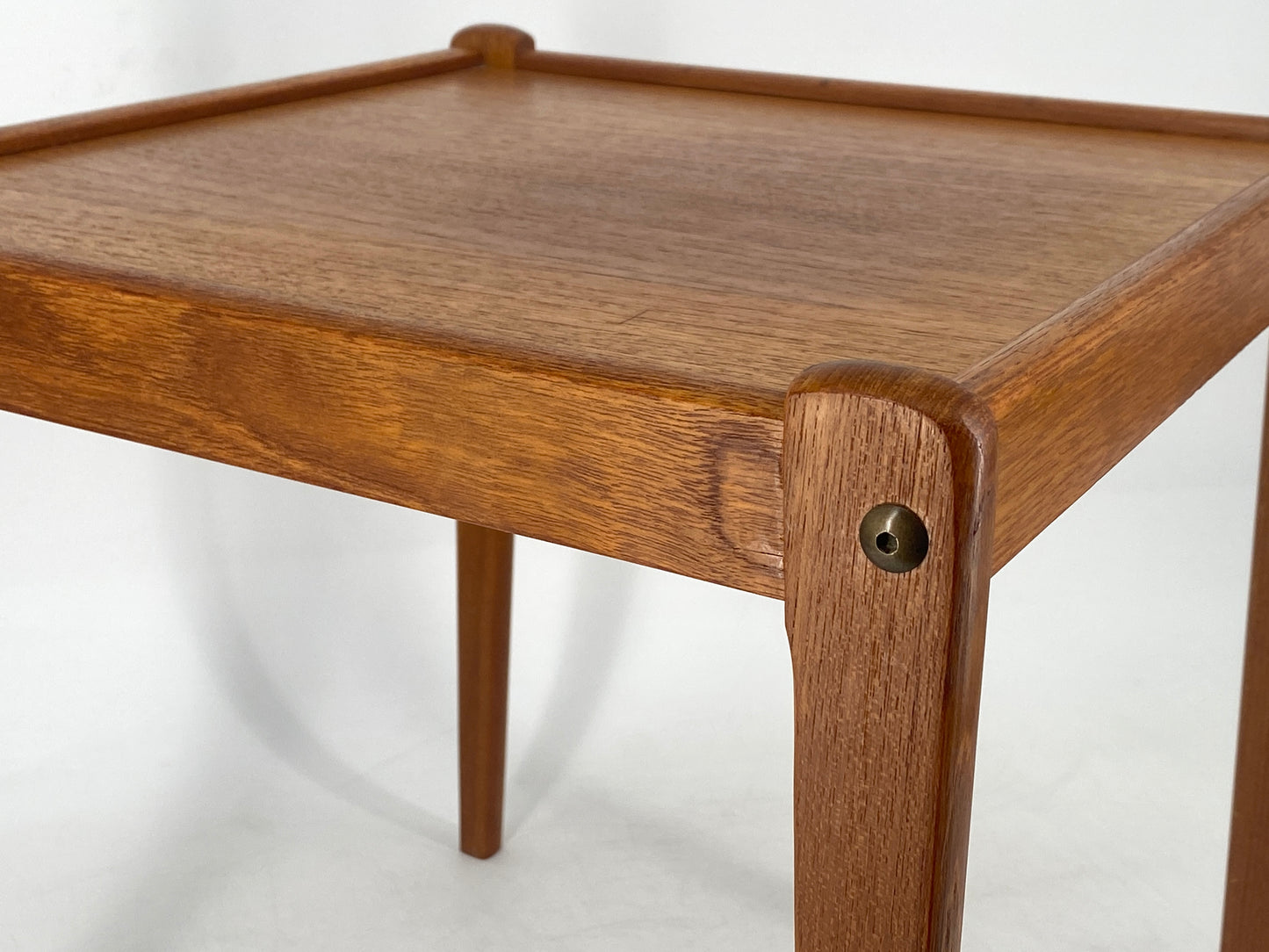 Beistelltisch / Couchtisch aus Teakholz von BRDR Furbo, Spøttrup, Dänemark 80er