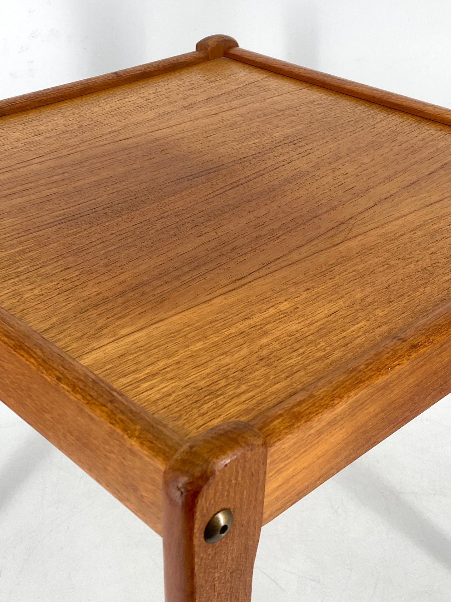 Beistelltisch / Couchtisch aus Teakholz von BRDR Furbo, Spøttrup, Dänemark 80er