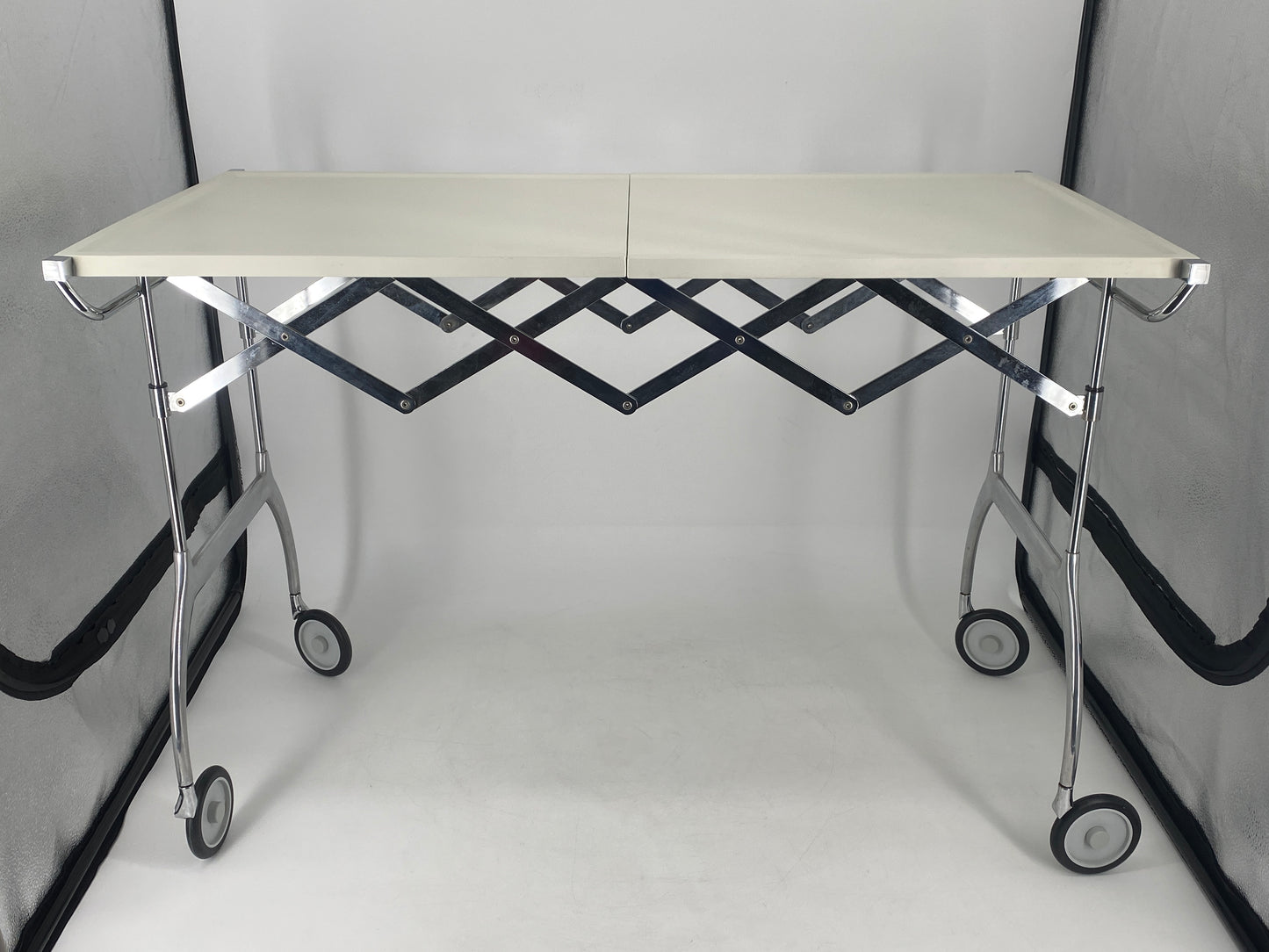Servierwagen / Klapptisch "Battista" von Antonio Citterio und Oliver Löw für Kartell, 1991
