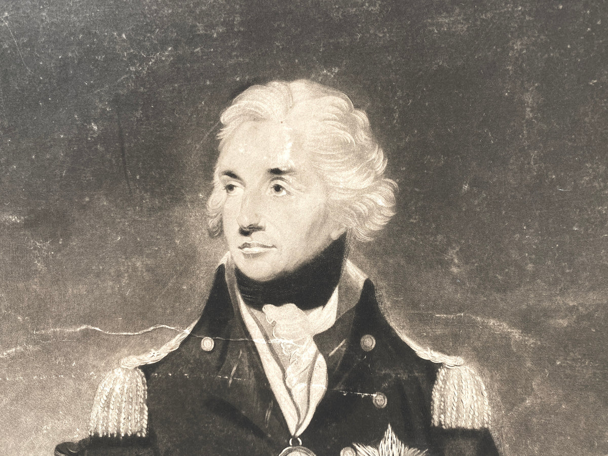 William Barnard - The Most Noble Lord Horatio Nelson. Mezzotinto von 17