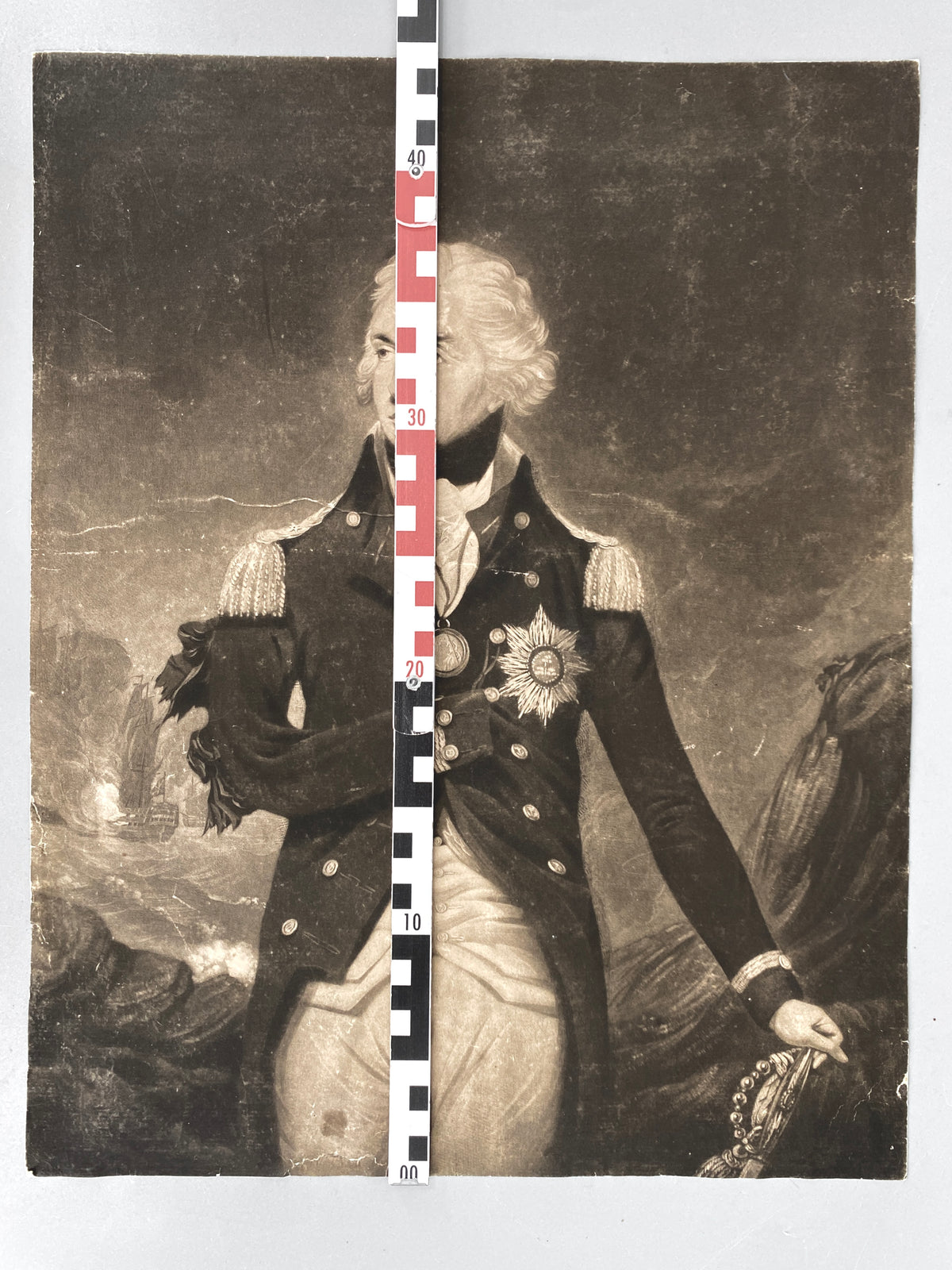 William Barnard - The Most Noble Lord Horatio Nelson. Mezzotinto von 17