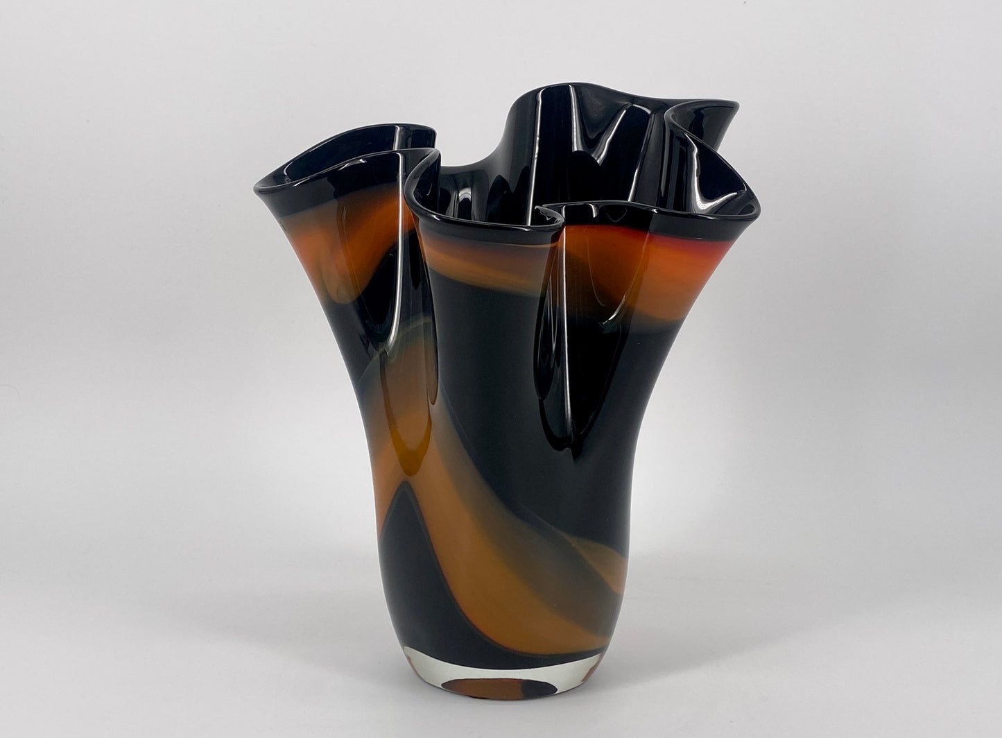 Fazzoletto Glasvase von Gino Cenedese, Italien, 1960er Jahre