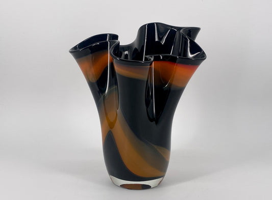 Fazzoletto Glasvase von Gino Cenedese, Italien, 1960er Jahre