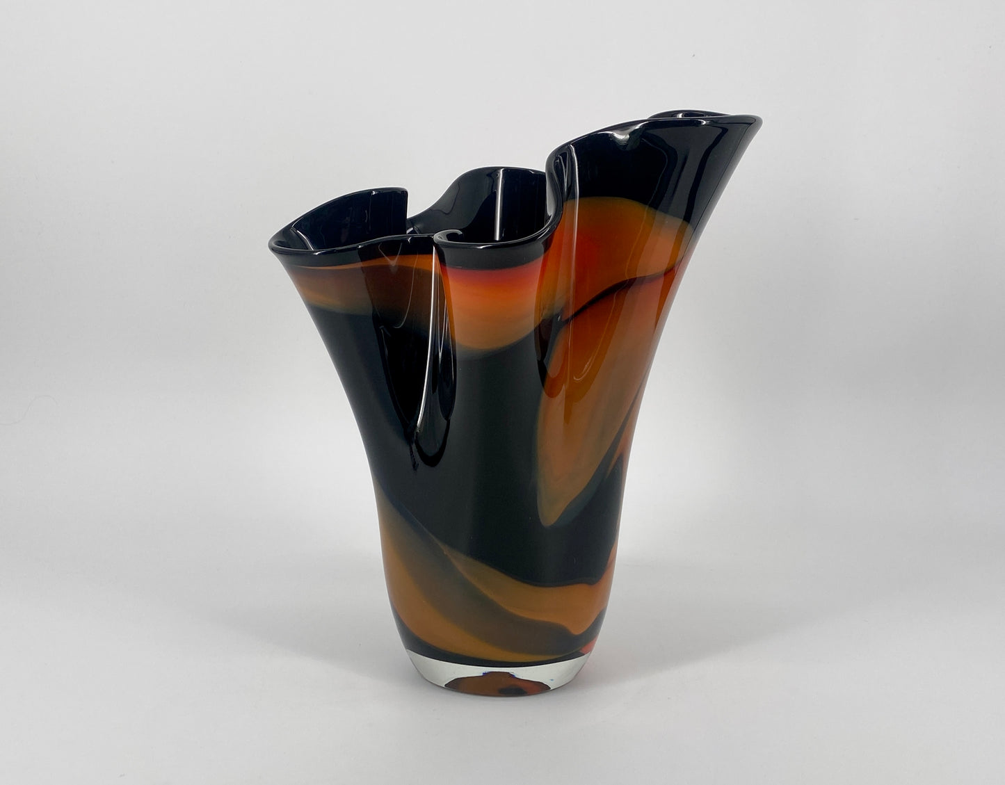 Fazzoletto Glasvase von Gino Cenedese, Italien, 1960er Jahre