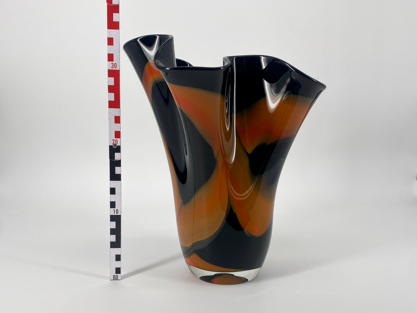 Fazzoletto Glasvase von Gino Cenedese, Italien, 1960er Jahre