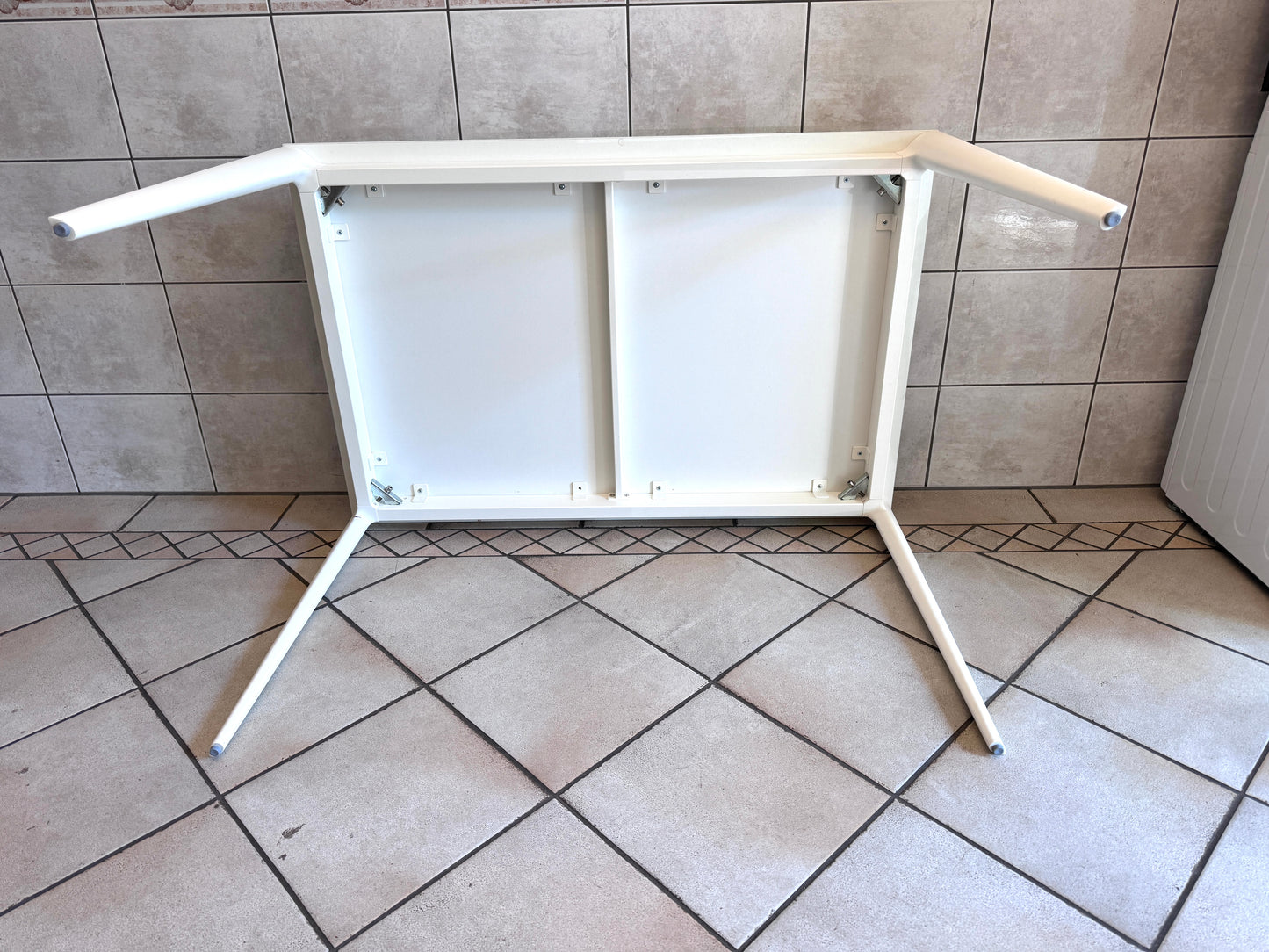 Boconcept Esstisch in mattweiß Strukturlack