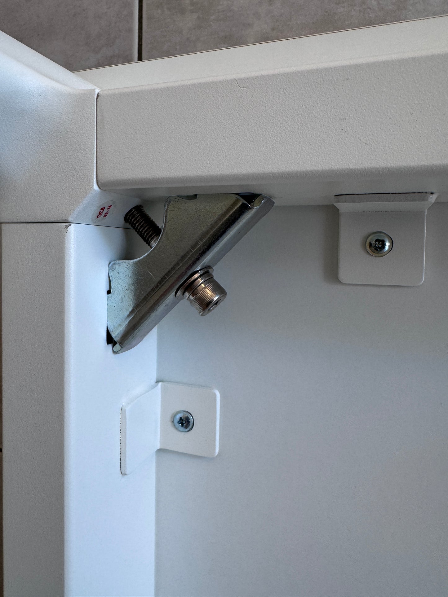 Boconcept Esstisch in mattweiß Strukturlack