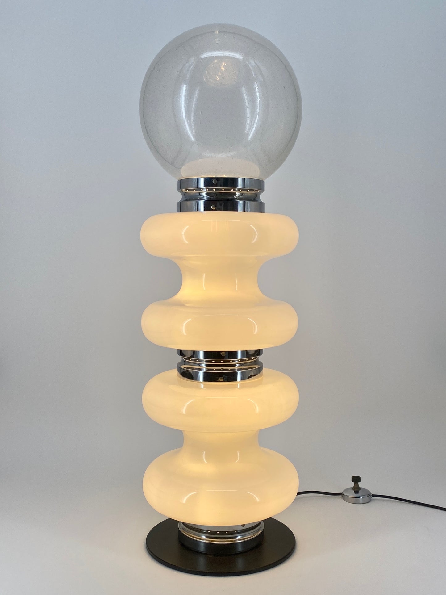Space Age Stehlampe von Nason für Mazzega, Italien, um 1970