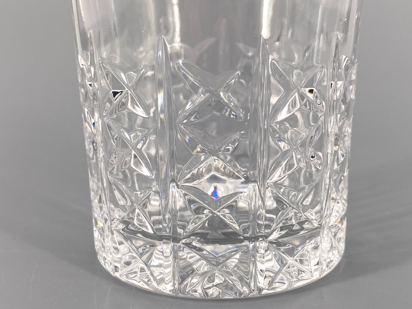 6 Whisky Gläser mit gekreuztem Schliff