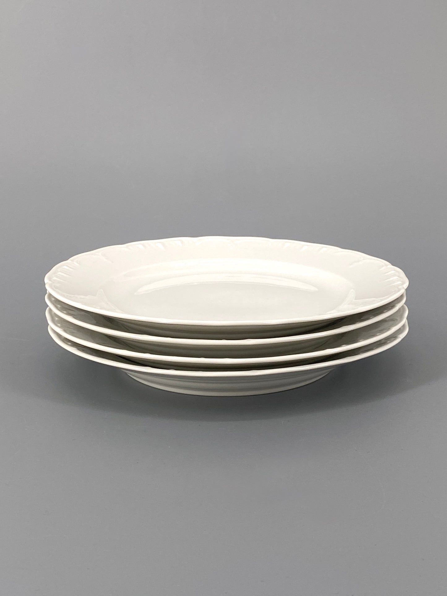 4 Porzellan Kuchenteller Form Neuglatt von KPM, 1962–1992
