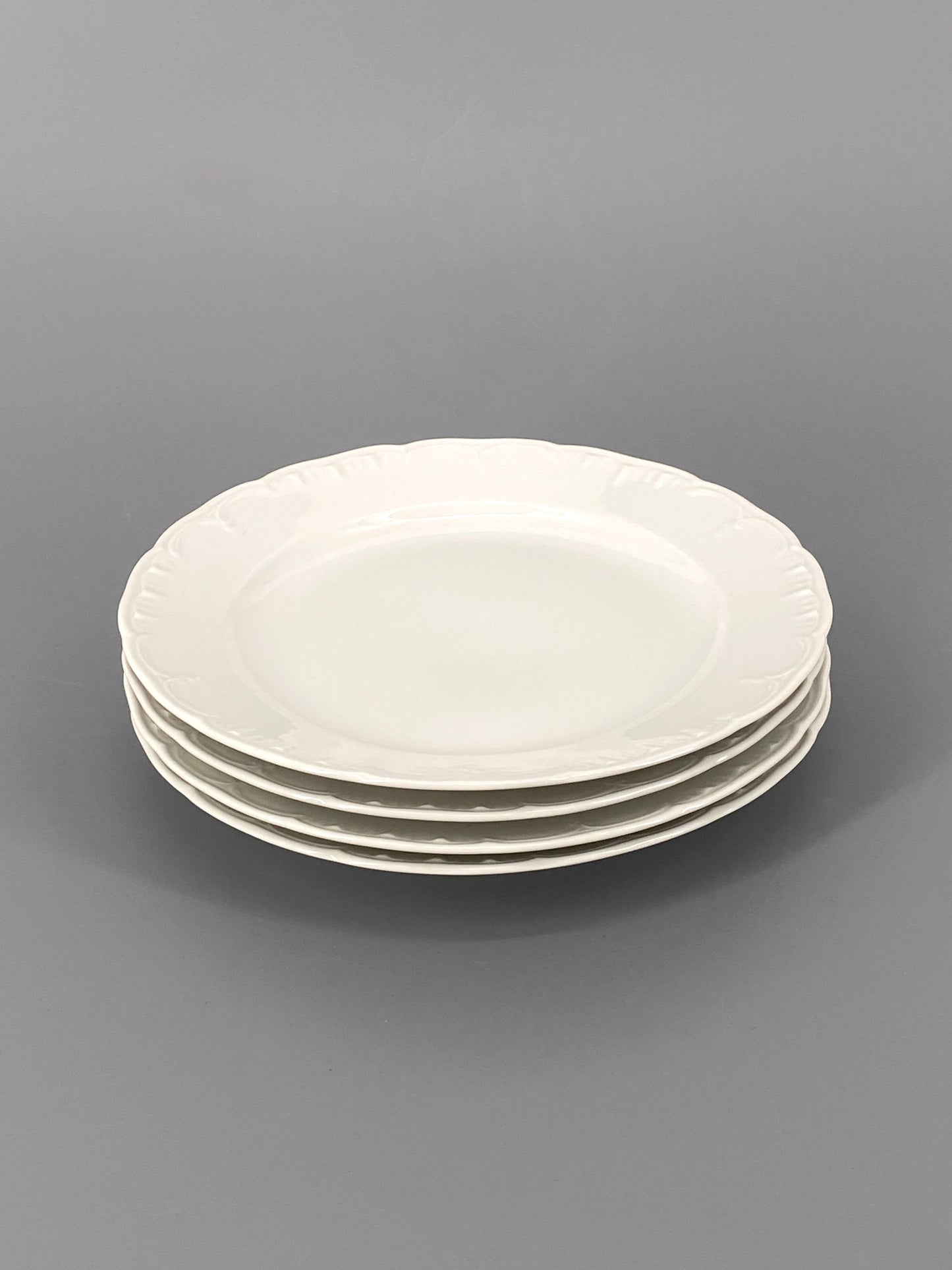 4 Porzellan Kuchenteller Form Neuglatt von KPM, 1962–1992