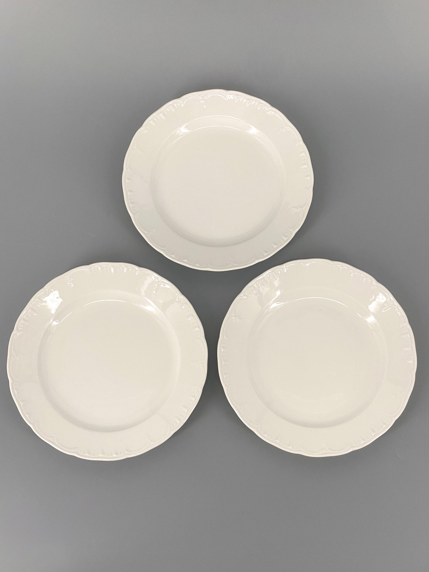 4 Porzellan Kuchenteller Form Neuglatt von KPM, 1962–1992