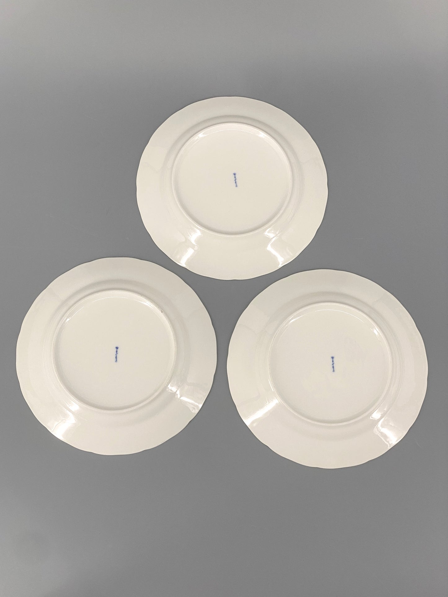 4 Porzellan Kuchenteller Form Neuglatt von KPM, 1962–1992
