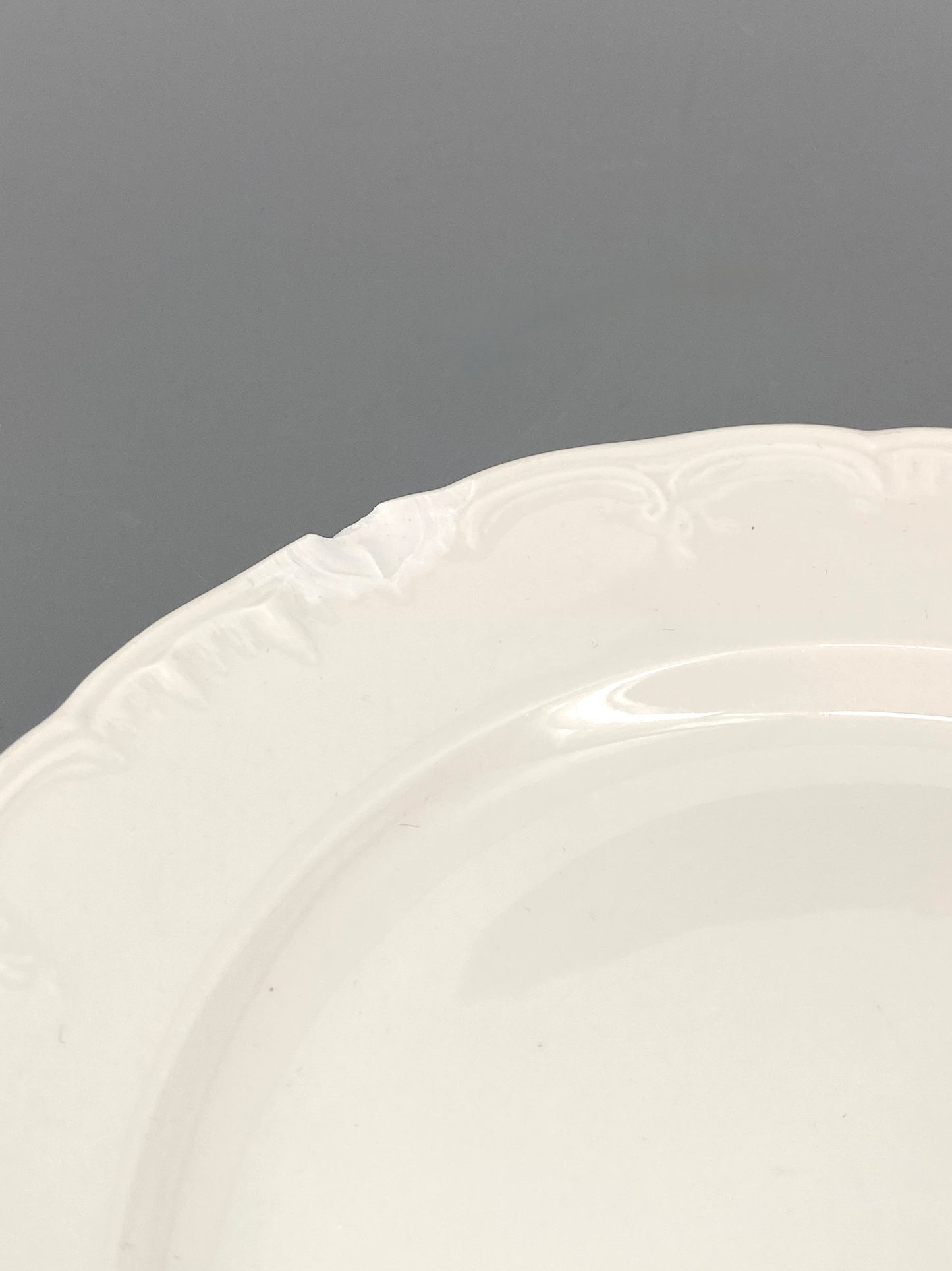 4 Porzellan Kuchenteller Form Neuglatt von KPM, 1962–1992