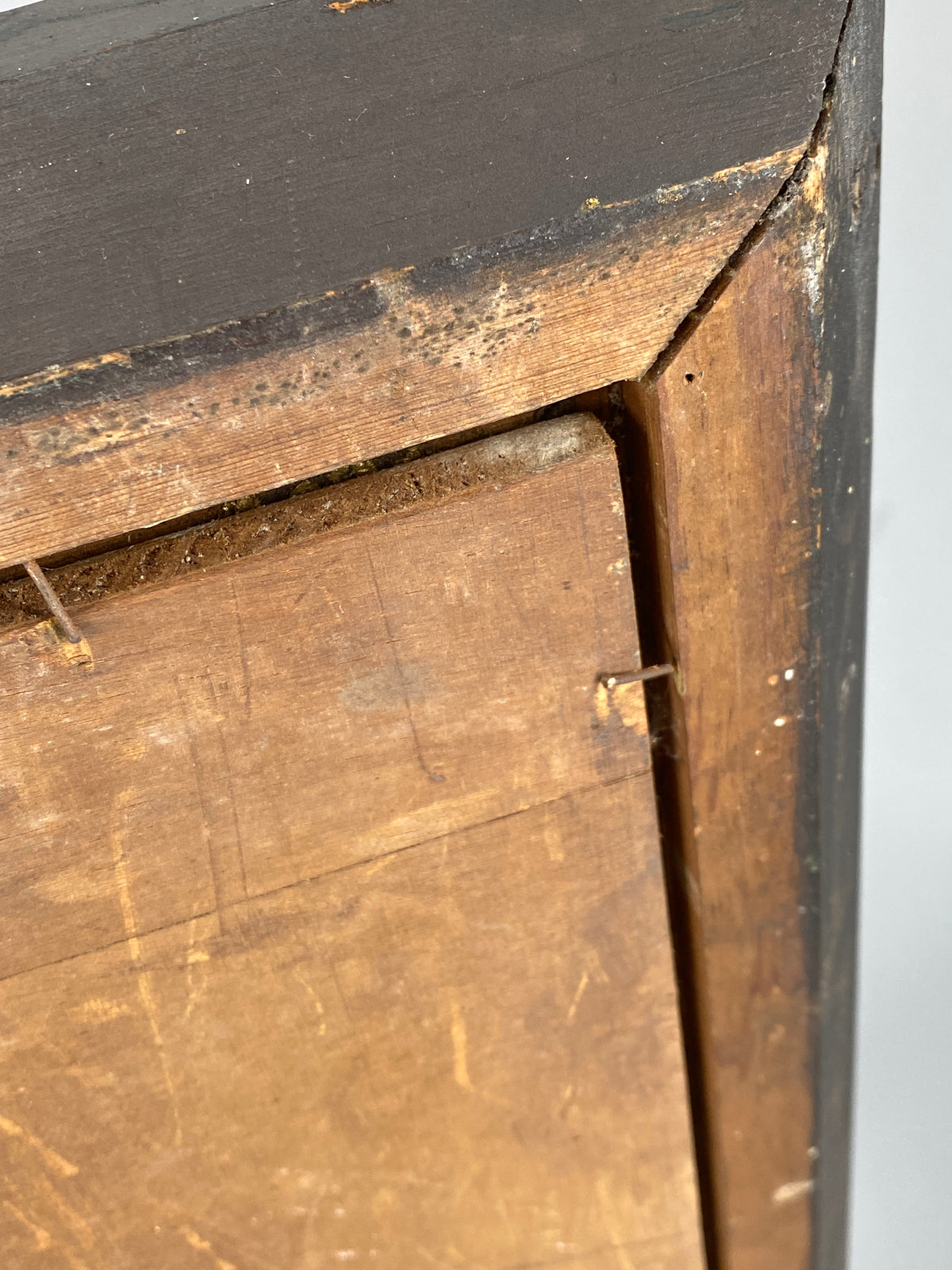 Signiertes Ölgemälde "Stadtansicht von Münster" auf Holztafel / Sperrholzplatte von unbekanntem Künstler, 1931