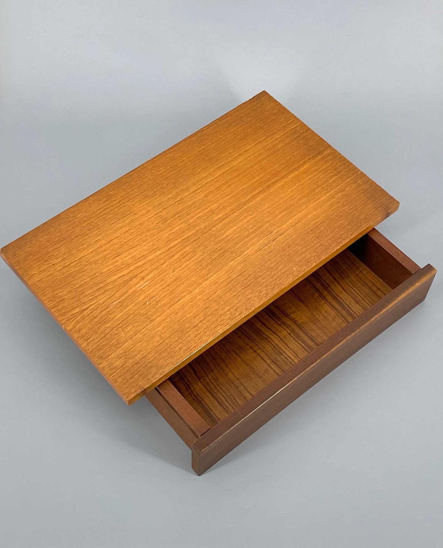 Wandkonsole mit Schublade aus Teakholz im String Stil, 60er
