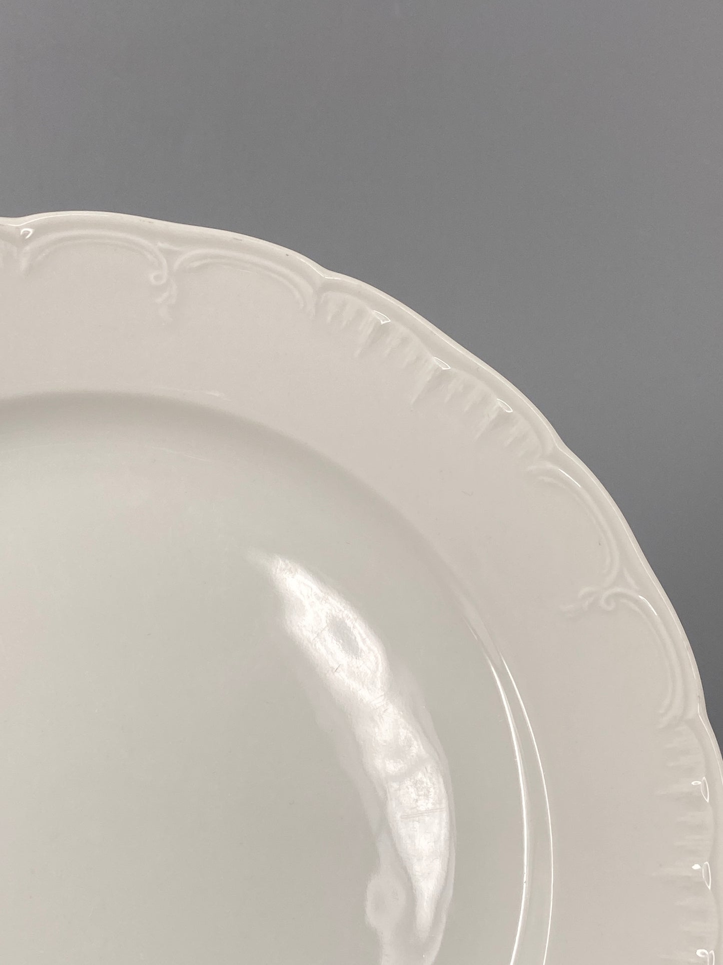4 Porzellan Kuchenteller Form Neuglatt von KPM, 1962–1992