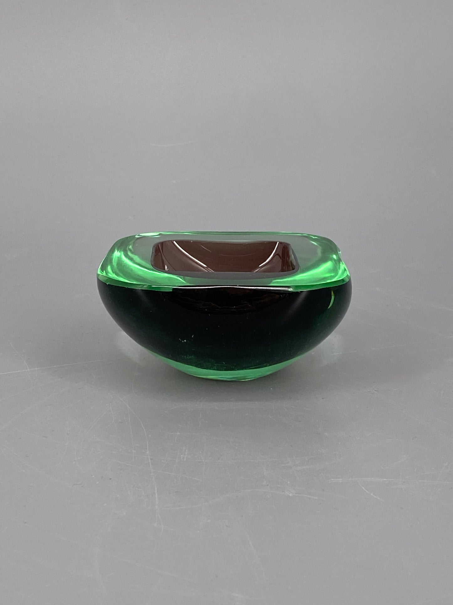 Muranoglas Schale Archimede Seguso, im Sommerso Stil, Italien