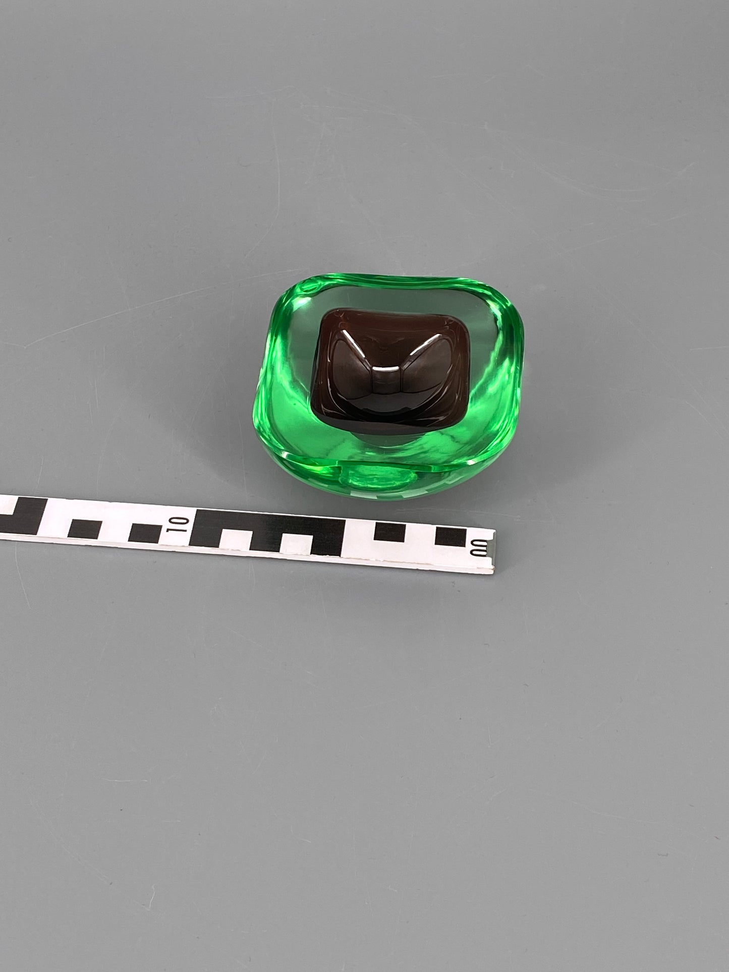 Muranoglas Schale Archimede Seguso, im Sommerso Stil, Italien