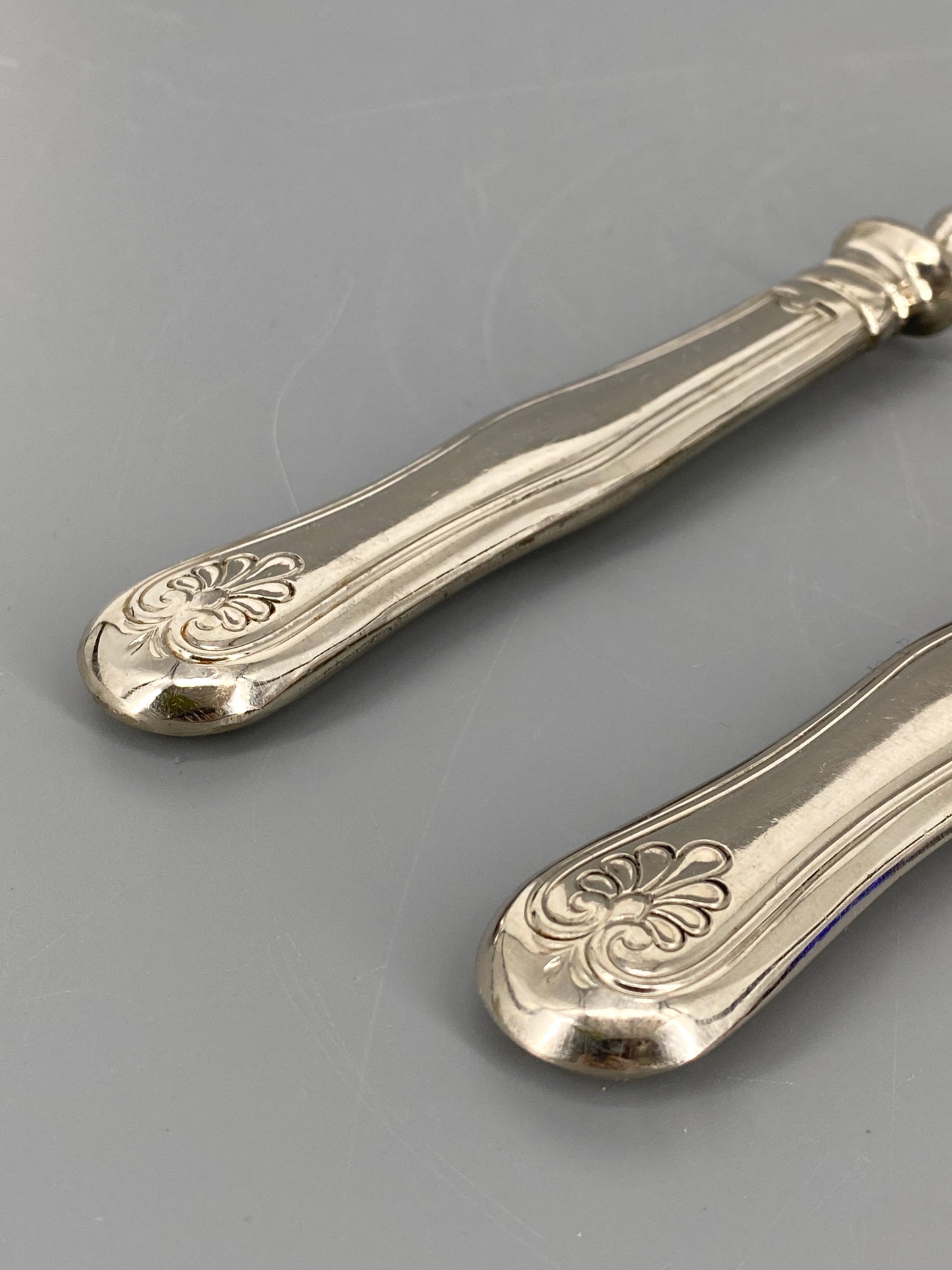 Tranchierbesteck von Gottlieb Hammesfahr Solingen-Foche, Messer und Gabel
