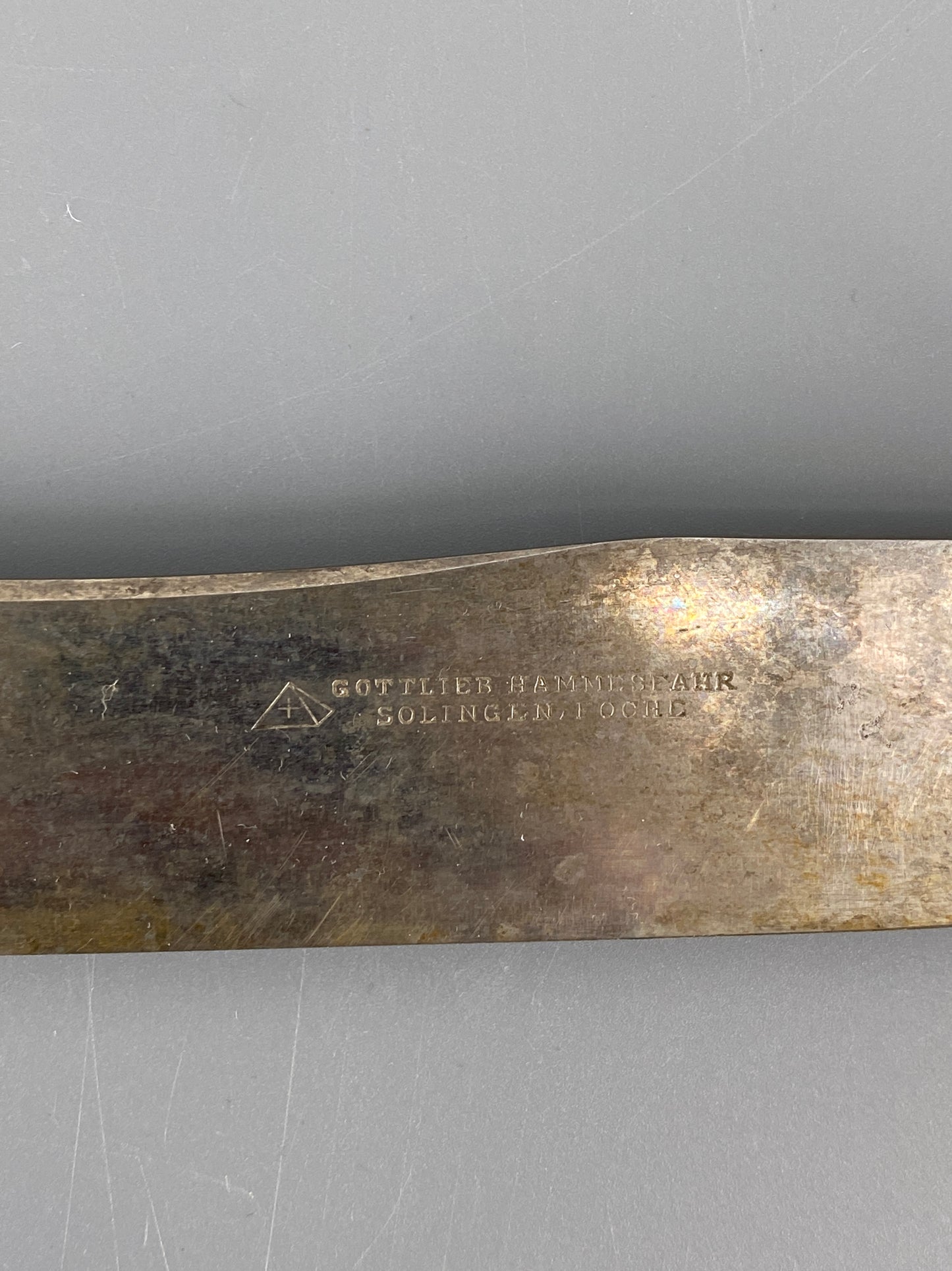 Tranchierbesteck von Gottlieb Hammesfahr Solingen-Foche, Messer und Gabel
