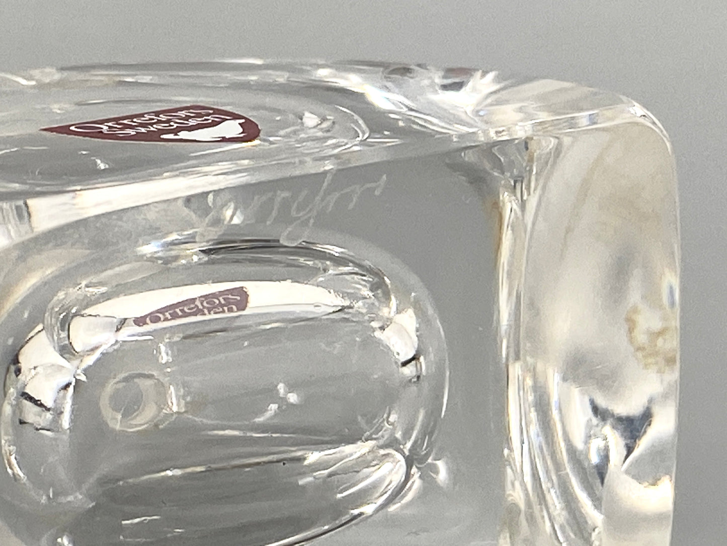 Parfum Flacon von Ingeborg Lundin für Orrefors, Schweden 60er Jahre